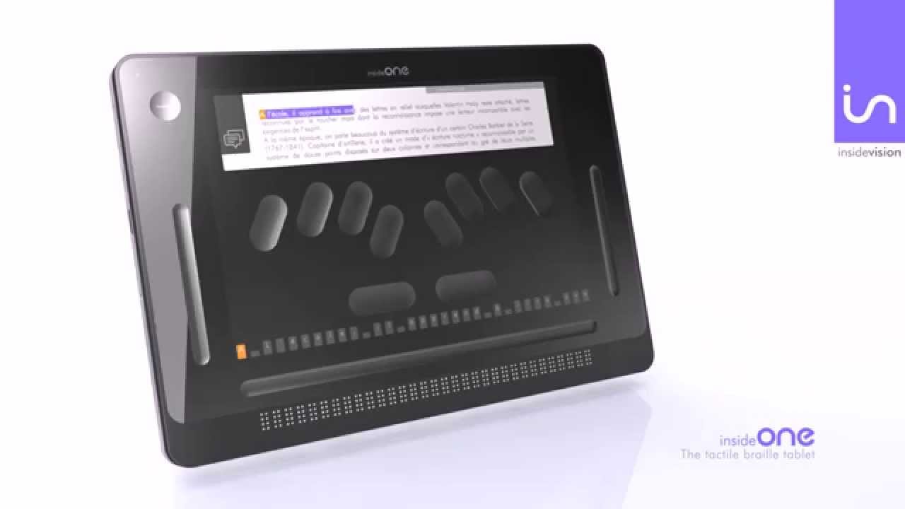Tactile Braille Tablet insideONE